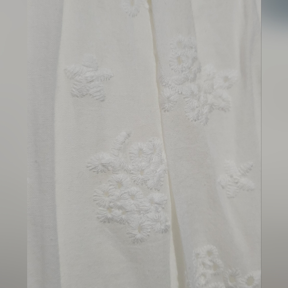 Mable White Eyelet Ruffle Mini Dress - Picture 11 of 16